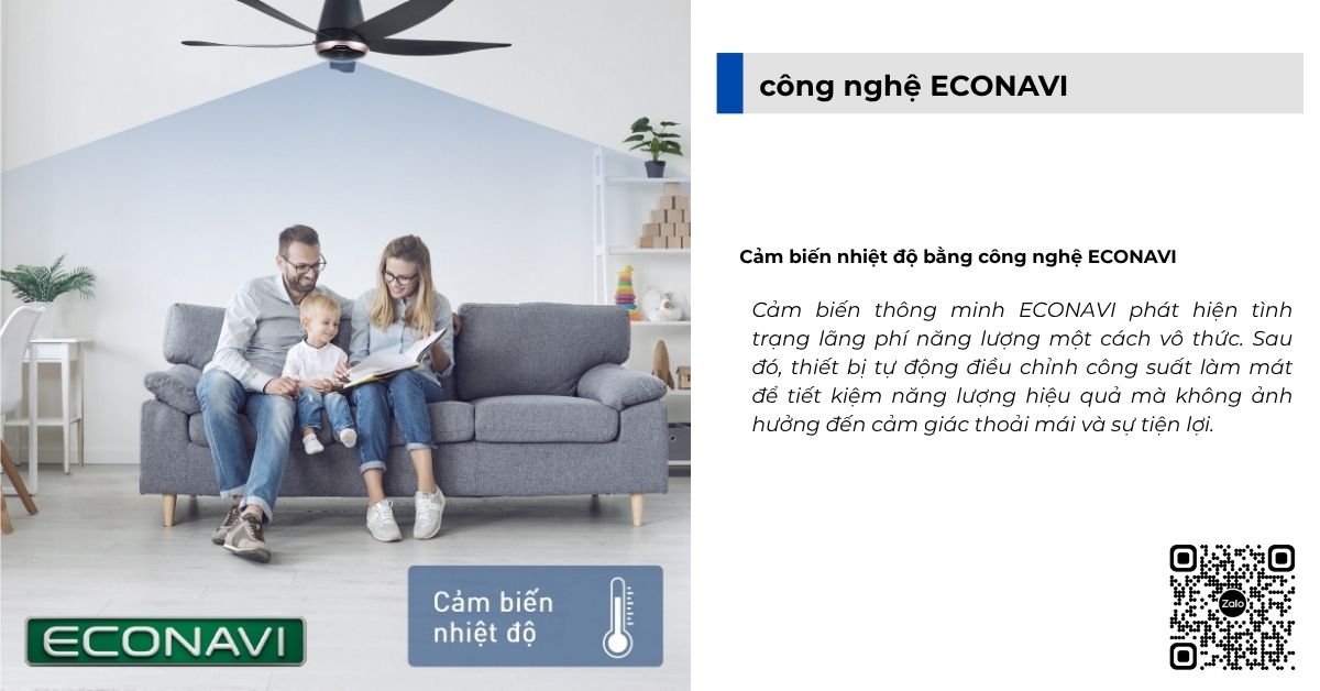 Quạt Trần Panasonic F‑60FEN – Gió Mát, Lọc Sạch, Tiện Nghi Thông Minh - MADE IN MALAISIA